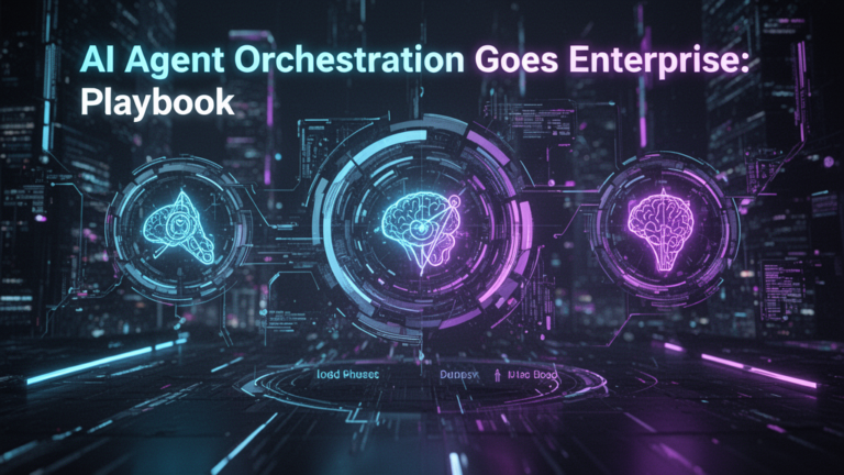 AI Agent Orchestration Goes Enterprise: April 2026 Playbook