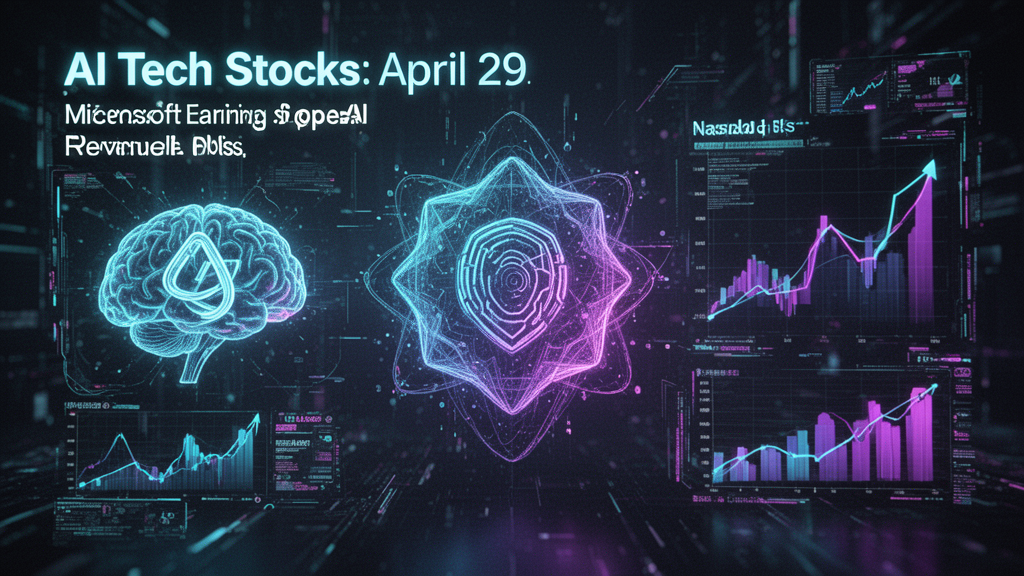 Featured image for article: AI Tech Stocks April 29 2026: Microsoft Earnings, OpenAI Revenue Miss, Nasdaq Falls