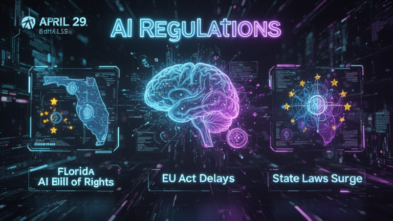 AI Regulations April 29 2026: Florida AI Bill of Rights, EU Act Delays, State Laws Surge