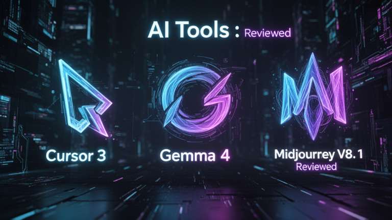 Best AI Tools April 2026: Cursor 3, Gemma 4, Microsoft MAI, Midjourney V8.1 Reviewed