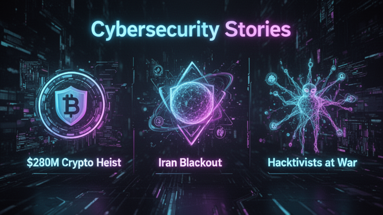Cybersecurity Stories April 2026: $280M Crypto Heist, Iran Blackout, Hacktivists at War