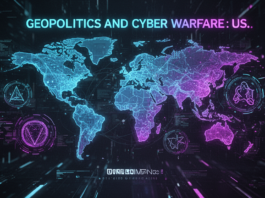 Featured image for article: Geopolitics and Cyber Warfare April 2026: US-Iran Conflict, Strait of Hormuz, Digital Frontlines