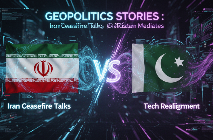 Featured image for article: Geopolitics Stories April 2026: Iran Ceasefire Talks, Pakistan Mediates, Tech Realignment