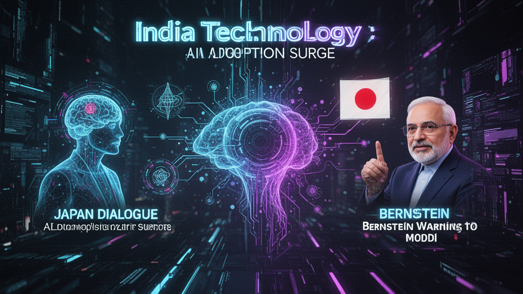 Featured image for article: India Technology April 2026: AI Adoption Surge, Japan Dialogue, Bernstein Warning to Modi