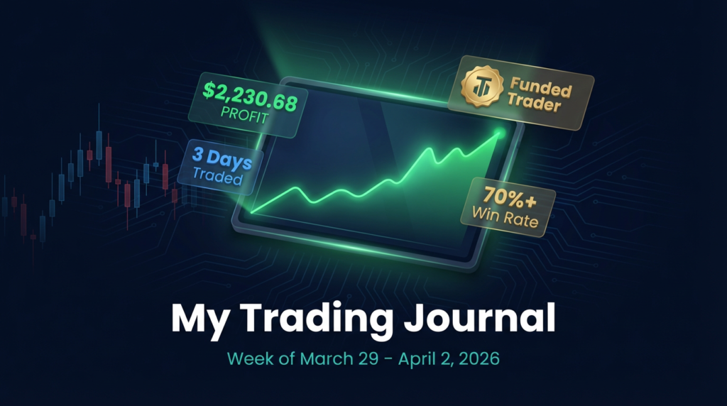 My Trading Journal: Week 1 on TopStep — March 29 to April 2, 2026 | ,230 Profit in 3 Days