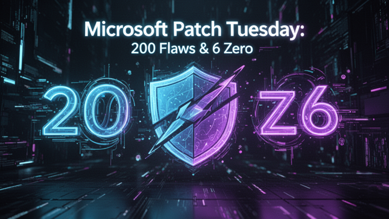 Microsoft Patch Tuesday June 2026: 200 Flaws & 6 Zero-Days Fixed